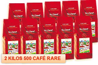 2 Kilos 500 Café Rare — 7 arabicas précieux